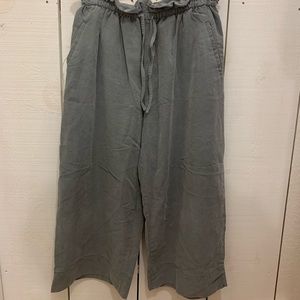 Babaton Wide leg Paper bag cropped pants